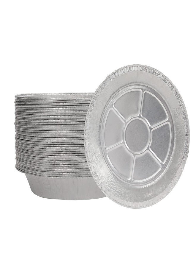 Waytiffer 9" Pie Pans (30pack) - Disposable Aluminum Foil Pie Tins,Heavy-duty, Baking Tin Plates, Standard Size - Image 1